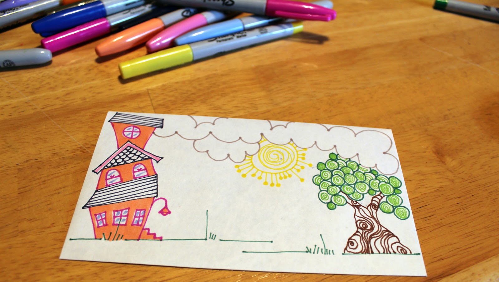 Tam's Art In Flight DECORATED ENVELOPES