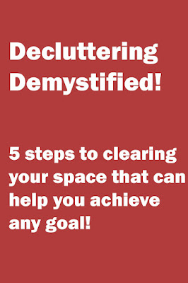 decluttering goalsetting cleaning how to tips help 