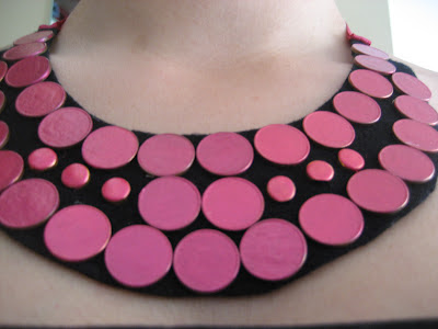 Tutorial collar babero  / Statement necklace DIY /  Tutoriel Collier plastron 