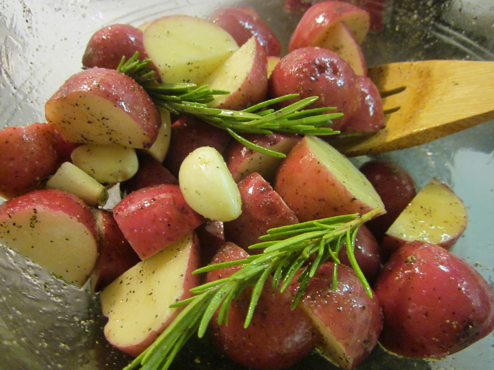 Dimples & Delights Sunday Roast and OvenRoasted Garlic Rosemary Potatoes