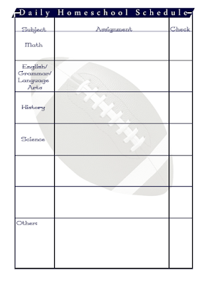 free daily homeschool assignment sheets assignment sheets