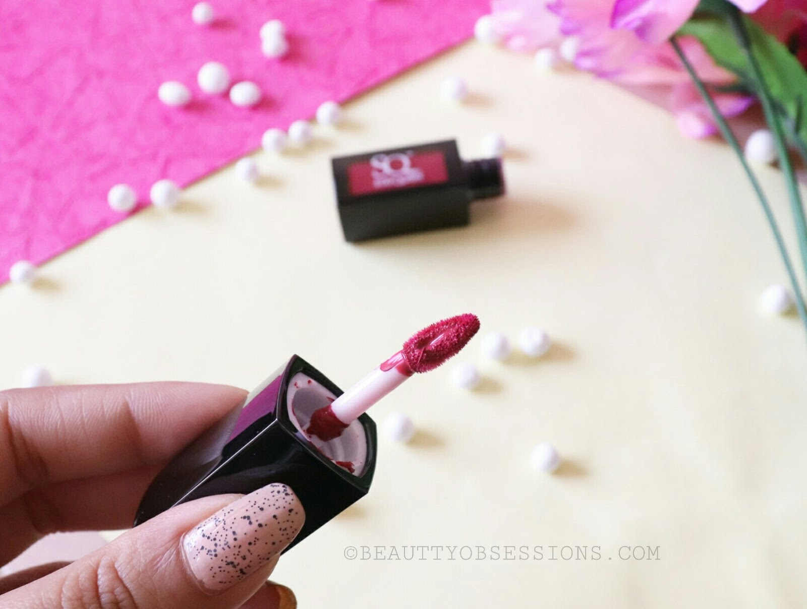 Stay Quirky Liquid Lipstick ' can I borrow a kiss ' - Review & Swatches