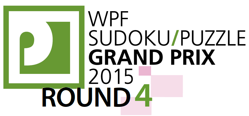 WPF Sudoku Grand Prix 2015 Round 4 by Jan Mrozowski