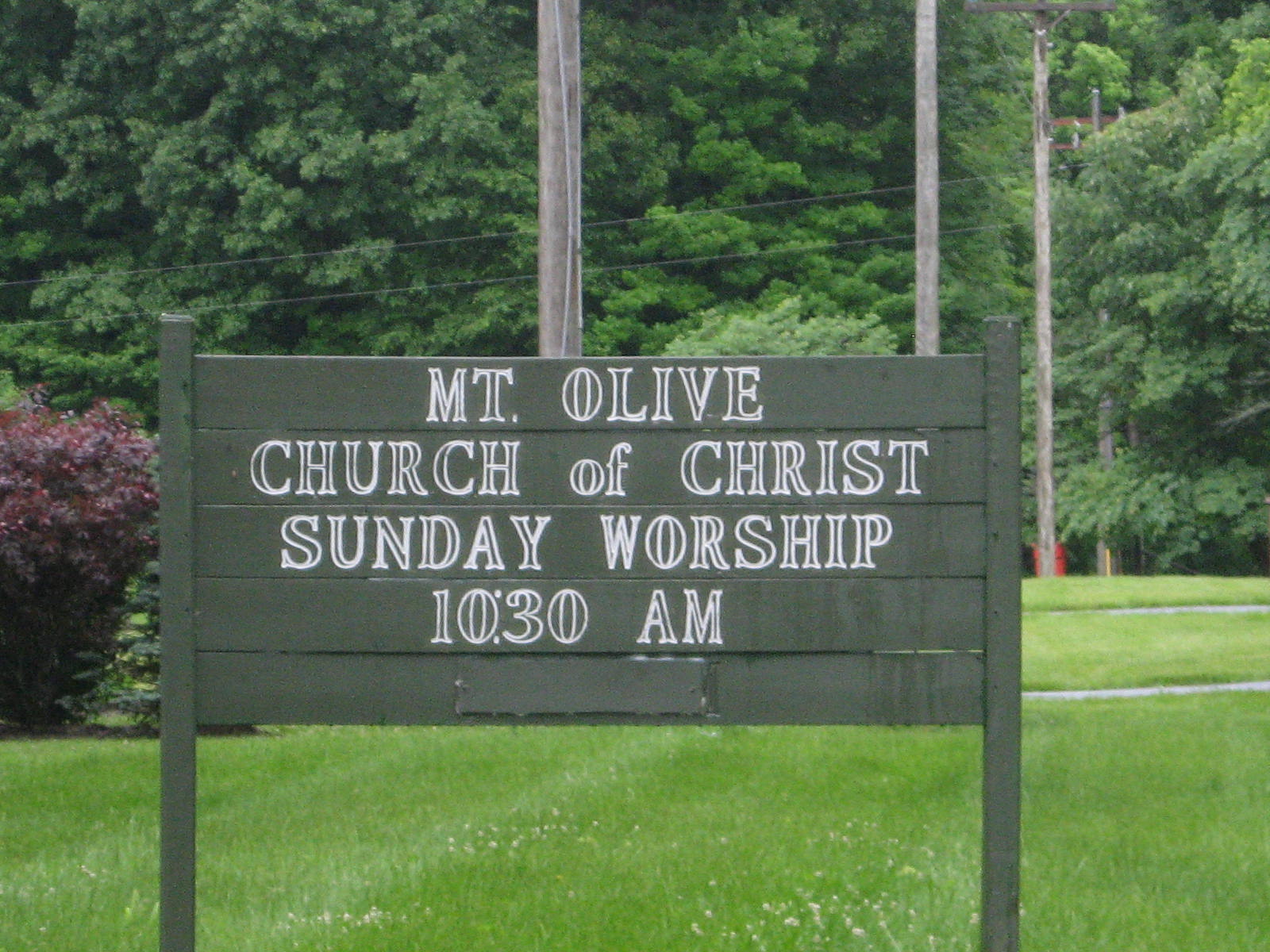 A Walk Through The Tombstones Mount Olive Church of Christ Cemetery