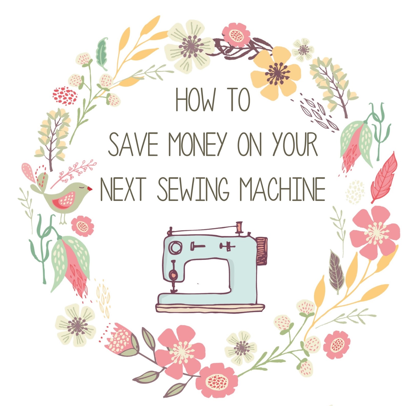 Sew at Home Mummy How to save money when buying a sewing machine