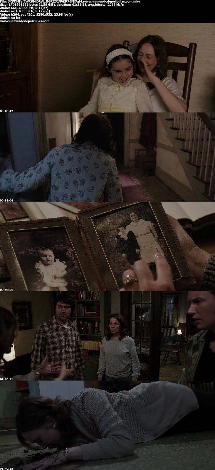 Capturas de la película.
