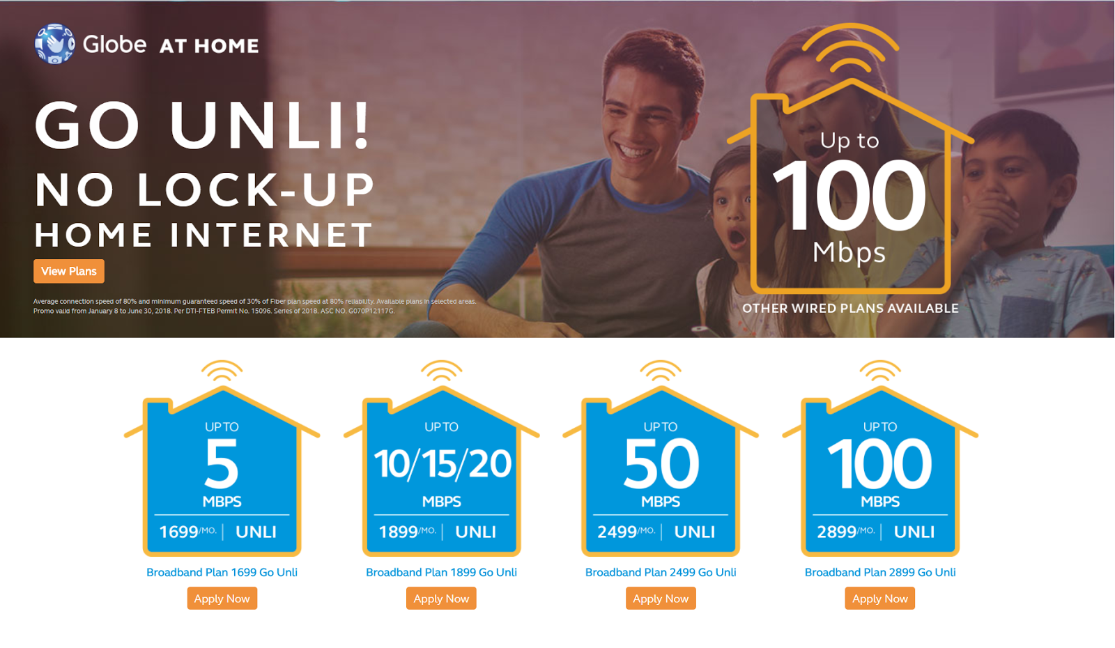 Globe Brings Back Unlimited Broadband Plans, PLDT Cuts Off
