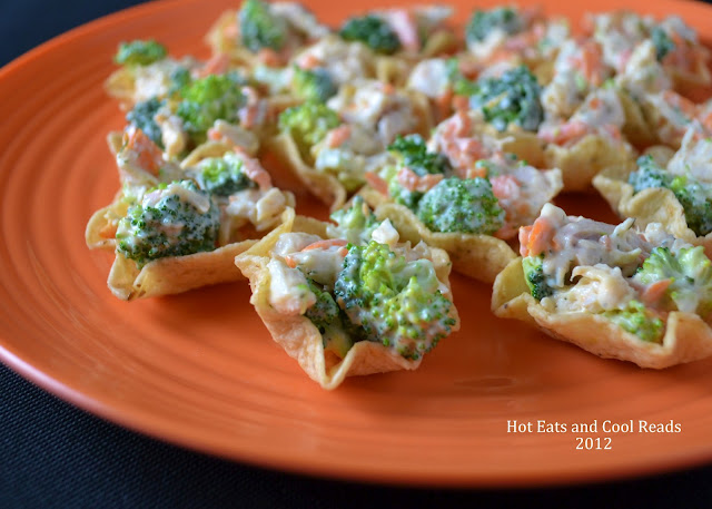 Perfect snack or appetizer for any party or event! Easy, tasty and bite sized! Dilly Chicken and Veggie Cups Recipe from Hot Eats and Cool Reads