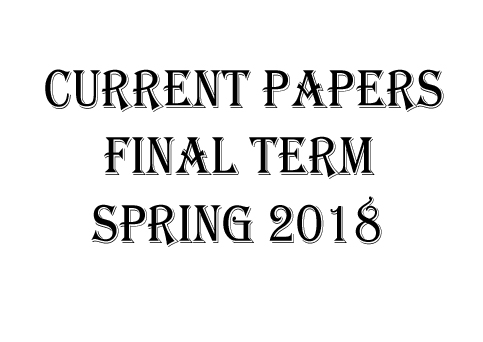 cs609 current final term paper cs609 current final term paper