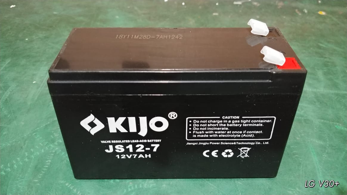 TOKO AKI DI SURABAYA: Accu / Baterai VRLA 12V 7AH Merk KIJO utk sepeda