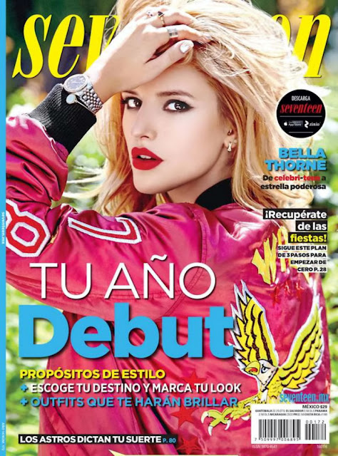 Actress, Singer, Model, @ Bella Thorne - Seventeen Mexico, January 2016 