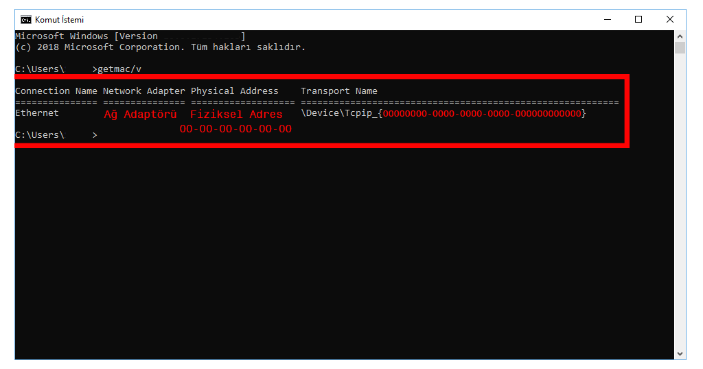 Windows 10 Mac Adresi Öğrenme Bilgisayar Teknoloji