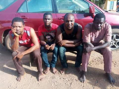Photos: Police smash car snatching syndicate in Benue State