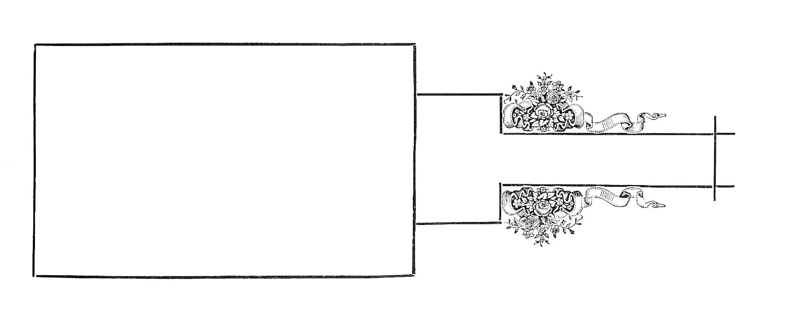 Antique Images Free Digital Frame Clip Art Vintage Writing Frame with