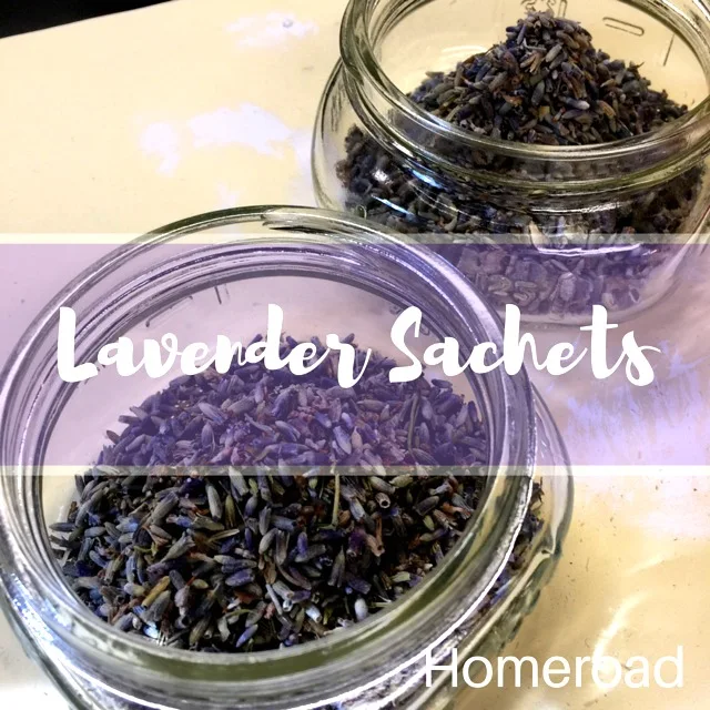 How to make lavender sachets in Mason Jars www.homeroad.net