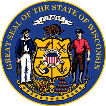 http://www.statesymbolsusa.org/Wisconsin/stateSEAL.html