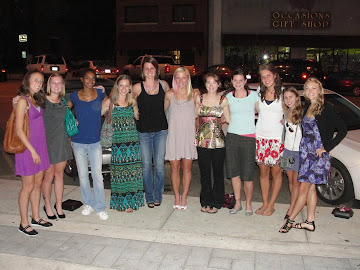 some of the girls out to dinner