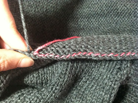 SunFunLiving Knits: Knitting an Enclosed Button Band