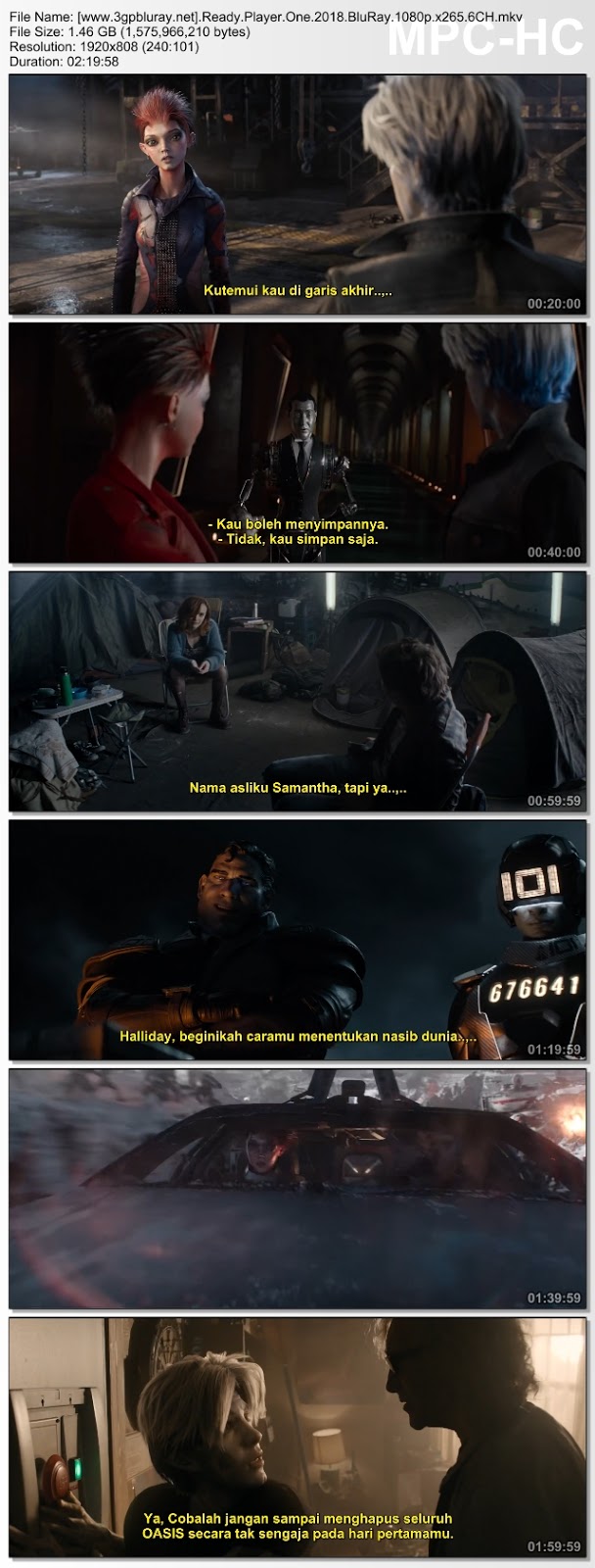 Screenshots Download Film Gratis Ready Player One: Comienza el juego (2018) BluRay 480p MP4 Subtitle Indonesia 3gp Screenshots Download Film Gratis Ready Player One: Comienza el juego (2018) BluRay 480p MP4 Subtitle Bahasa Indonesia 3GP