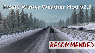 ATS - Frosty Winter Weather Mod v2.5 ats frosty winter weather mod v2.5
