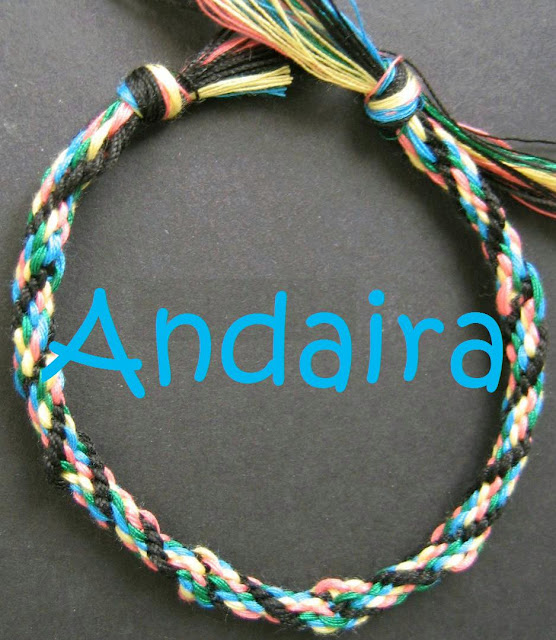 Andairadas: Pulseras Kumihimo