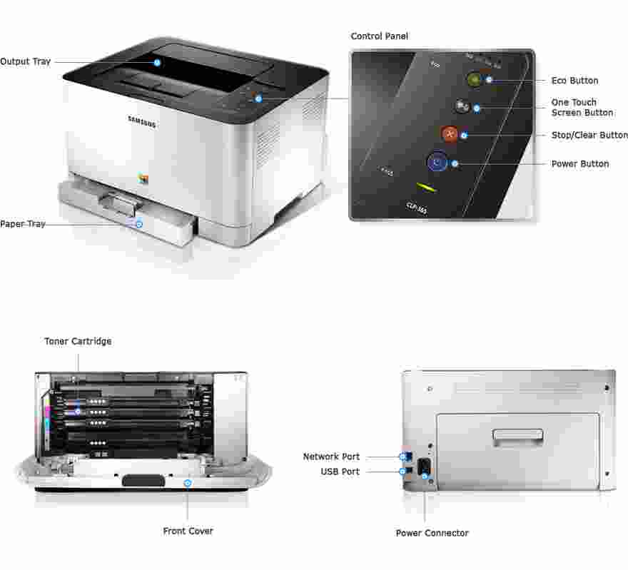 Samsung clp 365 инструкция