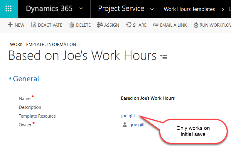 work hours template