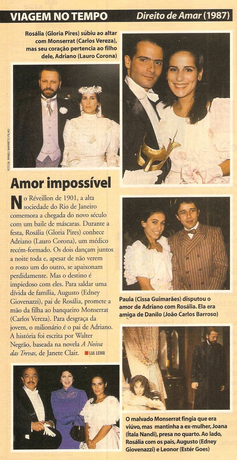 revista amiga & novelas DIREITO DE AMAR 1987 revista amiga & novelas DIREITO DE AMAR 1987