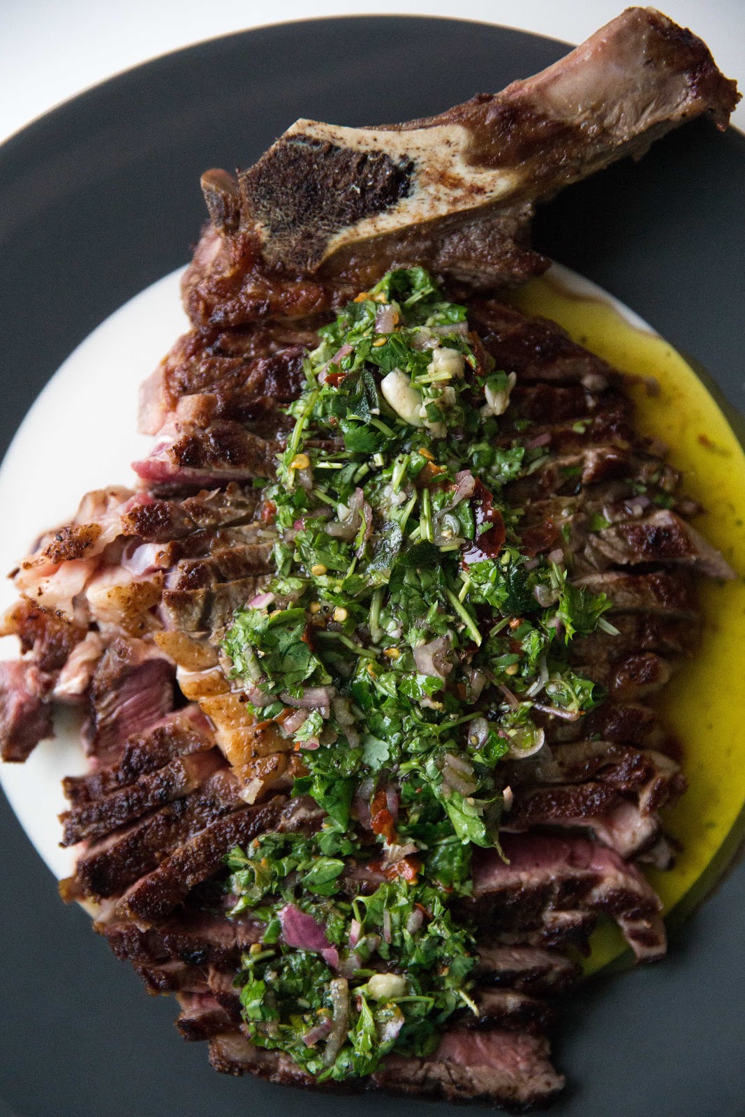 Mama Tommy's Argentine Steak with Chimichurri Sauce [Zack]