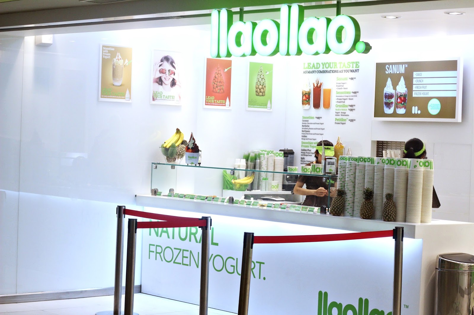 Llao Llao Frozen Yogurt, Central Park