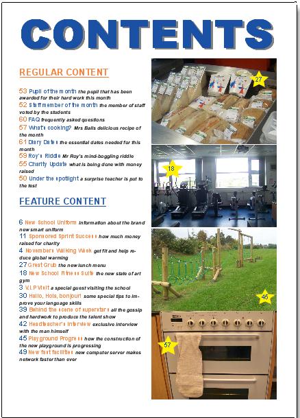 Best school content sample image