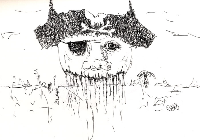 Pirate a Day: Pirate Sketch