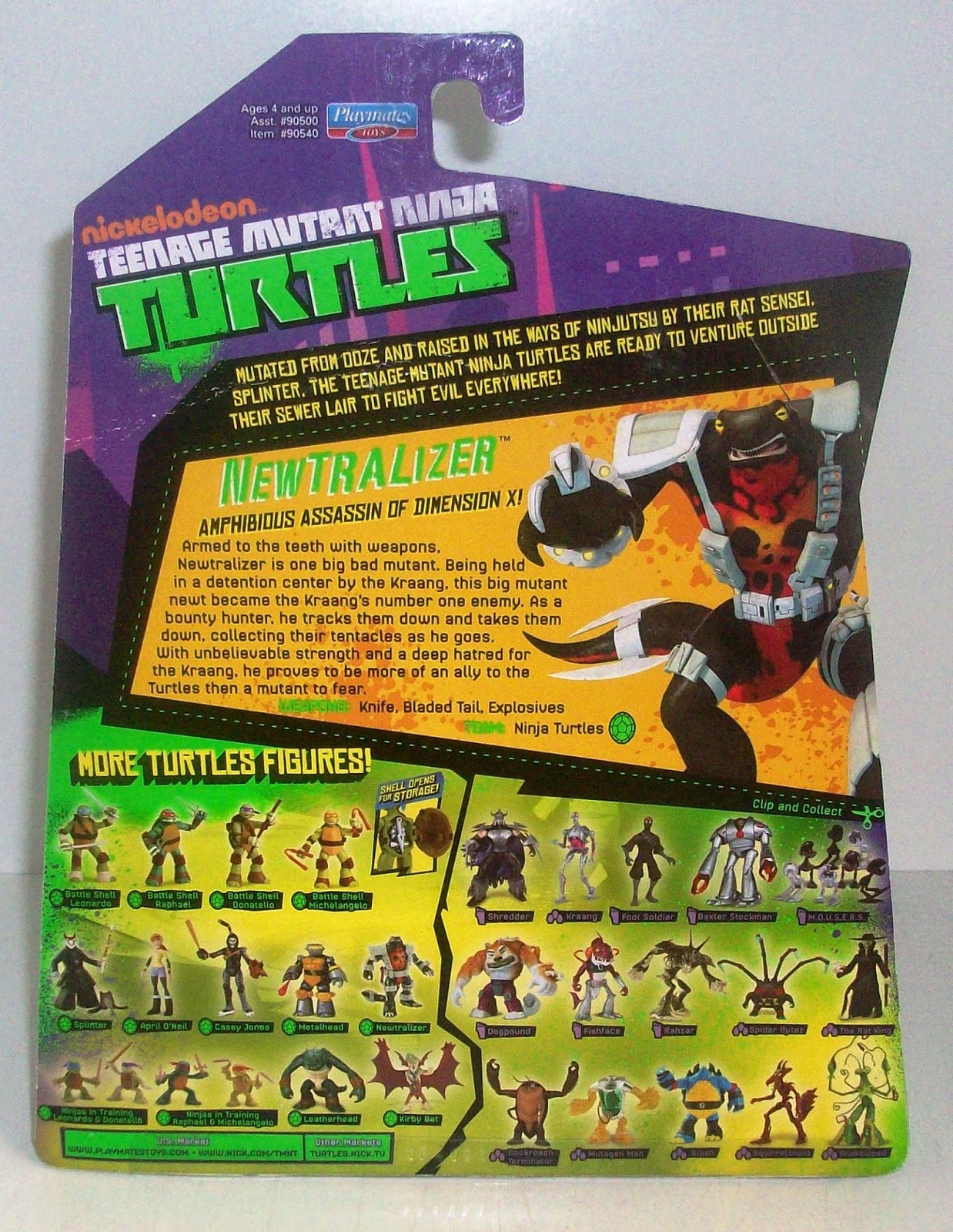 Random Toy Reviews: Teenage Mutant Ninja Turtles (Nickelodeon): Newtralizer