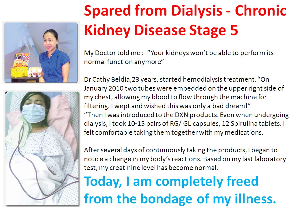 HOLISTIC WITH DXN holistik dengan DXN TESTIMONIAL DIALYSIS CRONIC