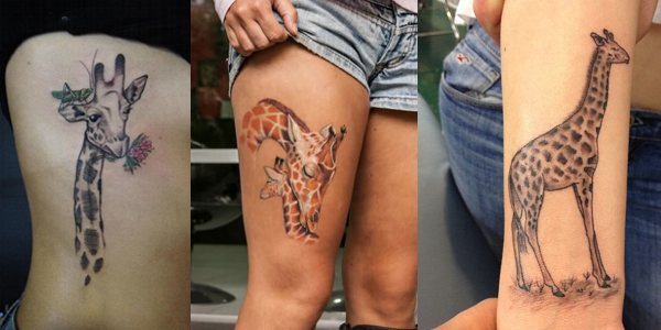 Giraffe Tattoo Ideas