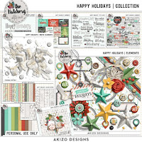 Happy Holidays by Akizo Designs Happy Holidays by Akizo Designs