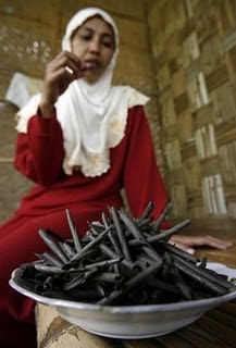 Stik Tanah Lihat Makanan Cemilan Khas Daerah Tuban, Jawa