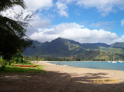 Hanalei Bay on the Island of Kauai