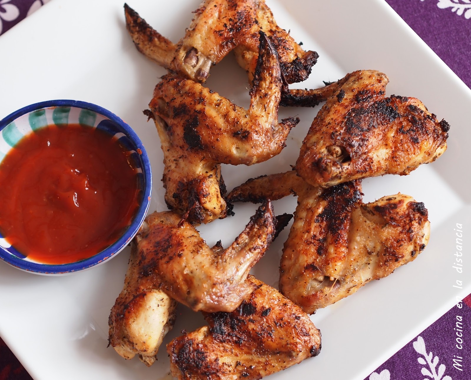 Mi cocina en la distancia Alitas de pollo al horno