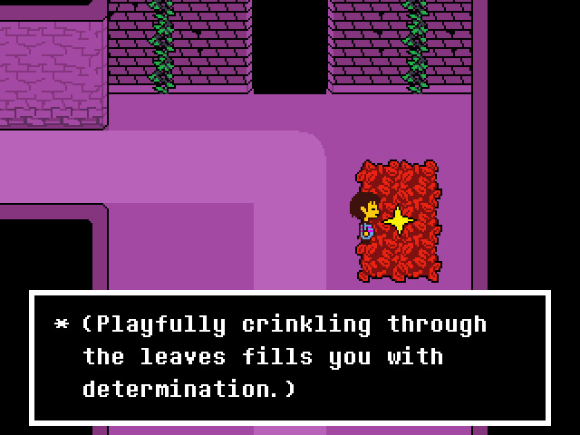 Screenshot from Undertale