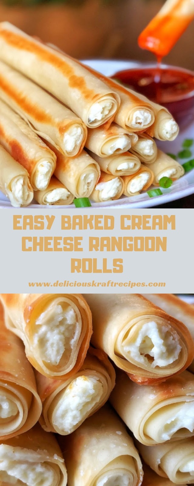 EASY BAKED CREAM CHEESE RANGOON ROLLS EASY BAKED CREAM CHEESE RANGOON ROLLS