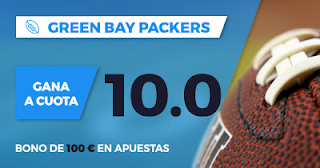 Paston Megacuota Promoción NFL: Packers vs Bears 29 septiembre Paston Megacuota Promoción NFL: Packers vs Bears 29 septiembre