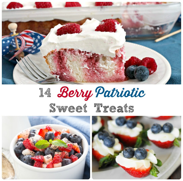 Celebrate our nation's independence all summer long with these 14 Berry Patriotic Sweet Treats.