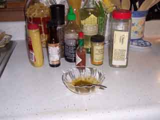 Poulet de Moutarde ingredients