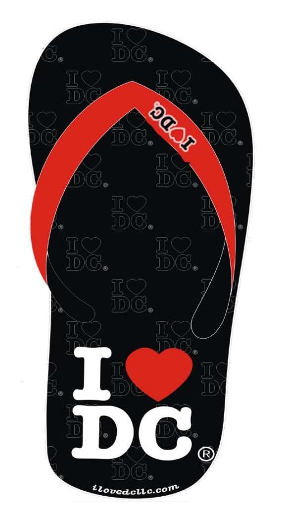 I LOVE DC LLC I Love Dc Flip Flop i-love-dc-llc-i-love-dc-flip-flop
