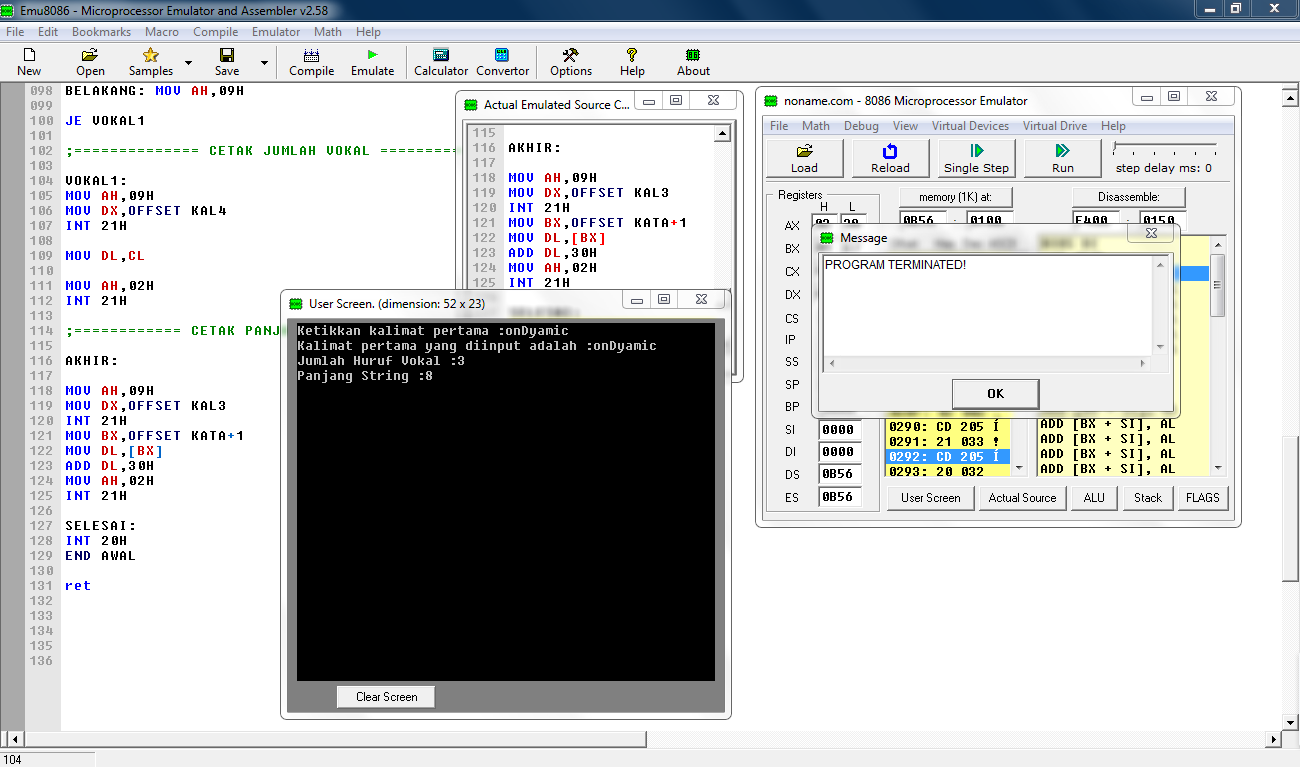 Mengenang si Assembly dari Pencari Huruf Vokal sampai hello Word ...