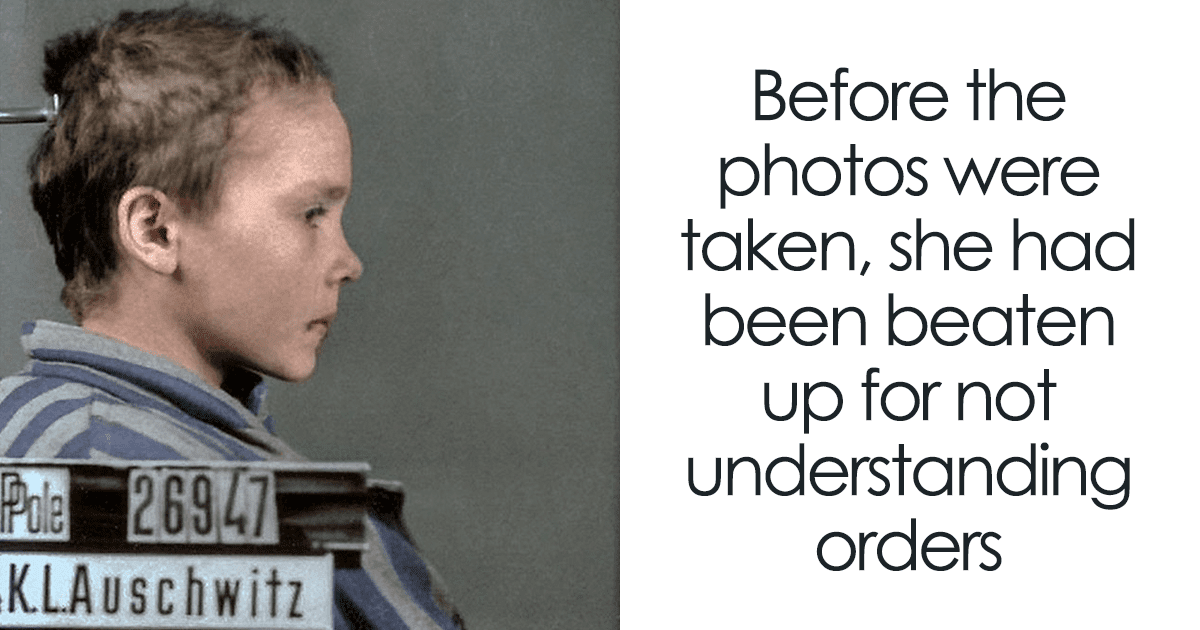 Digital Artist Colorizes The Last Heartbreaking Pictures Of A 14-Year-Old Polish Girl In Auschwitz