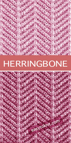 How To #Knit the Herringbone Knit Purl Stitch. Clear instructions.