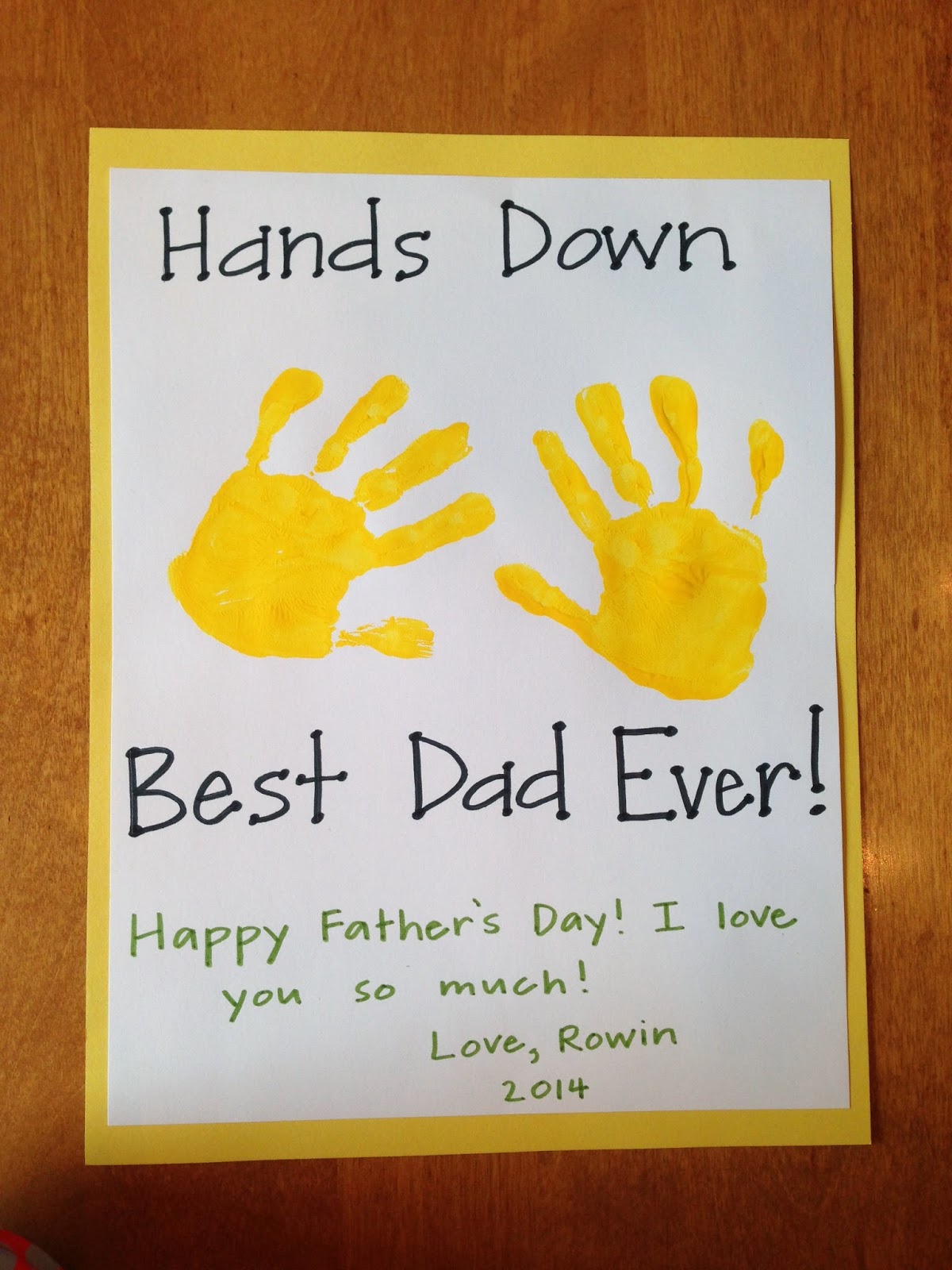 Teach. Play. Love.: Easy Homemade Father's Day Card
