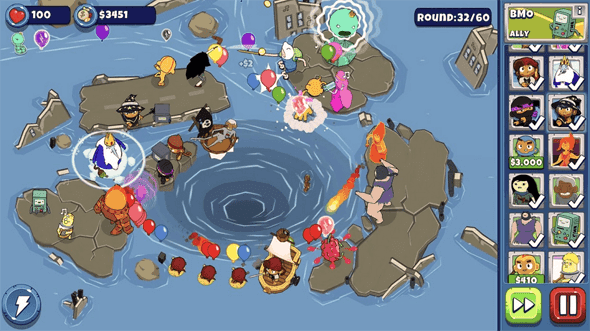 Bloons Adventure Time TD MOD APK - Screenshot